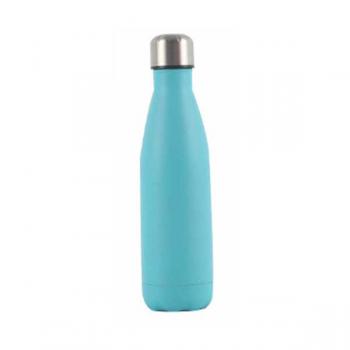 304不鏽鋼運動水杯橡膠漆可樂瓶保溫杯500ml