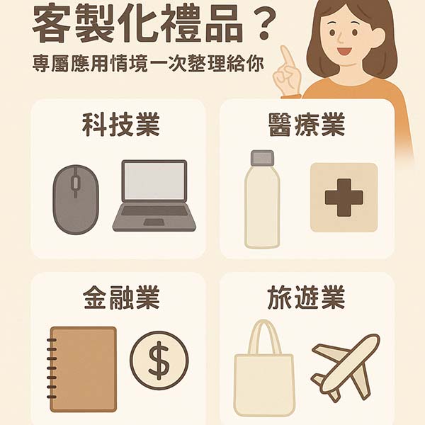 不同產業怎麼挑選客製化禮品