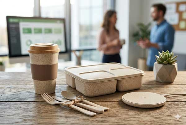 小麥秸稈環保贈品真的環保嗎